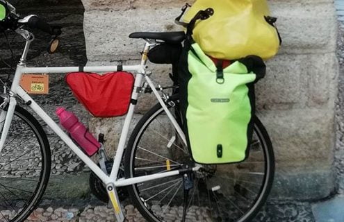 I preparativi del viaggio, in bici, in compagnia del DT1