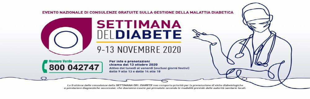 Settimana del Diabete 2020: dal 9 al 13 novembre visite gratis in 40 centri