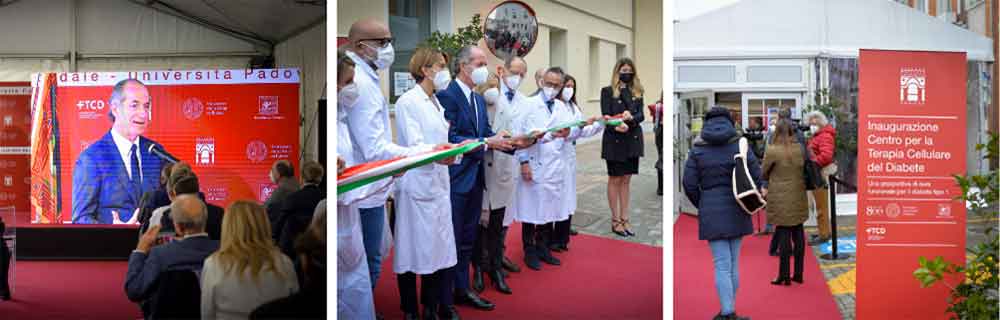Inaugurato a Padova il nuovo Centro per la Terapia Cellulare del del diabete tipo 1