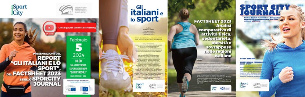 Il rapporto “Gli Italiani e lo Sport 2023” dall’Osservatorio permanente sullo sport