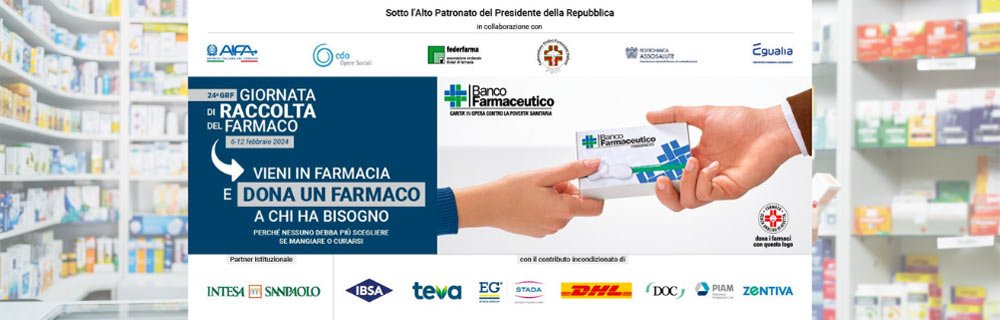 In Lombardia, la 24^ Giornata di Raccolta del Farmaco: 1.345 farmacie in cui si può donare